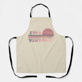 Tablier né en 1989 anniversaire vintage (Recto)