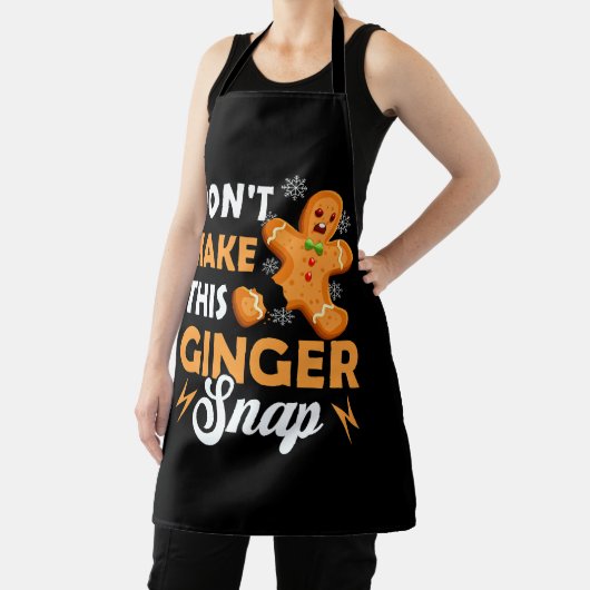 Tablier Ne faites pas ce Ginger Snap Redhead Ging (Insitu)