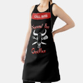 Tablier Né Grillard - Chef Noir Drôle (Insitu)
