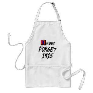 Tablier Ne jamais oublier 1915