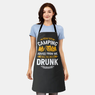Tablier Ne jamais prendre conseil de camping de moi vous f