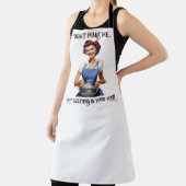 Tablier Ne me fais pas... (Insitu)