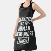 Tablier ne m'oblige pas à utiliser ma voix d'hr, mon trava (Insitu)