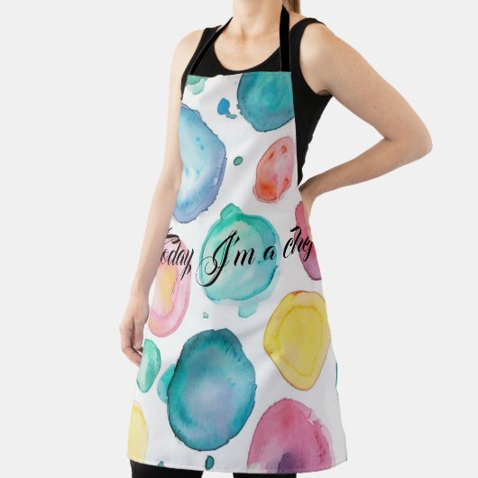 Tablier Ne pas devancer les jolies couleurs (Insitu)