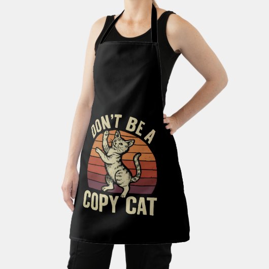 Tablier Ne pas être un chat de copie (Insitu)
