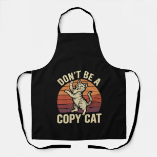 Tablier Ne pas être un chat de copie