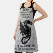 Tablier Ne pas Meddle Dragon (Insitu)