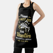 Tablier Ne pas nourrir le lutteur il coupe le poids et M (Insitu)