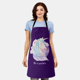 Tablier Né pour être une Unicorn Magical Fan Club