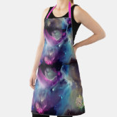 Tablier Nebula abstraite de feu et de glace (Insitu)