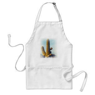 Tablier Neige tombant sur Saguaro