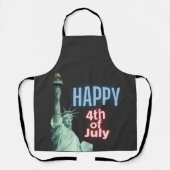 Tablier Neon 4 juillet Liberty Statue (Recto)