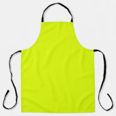 Tablier Neon Chartreuse couleur solide | Couleur tendance (Recto)