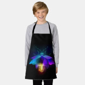 Tablier Neon Firefly sur noir (Porté)