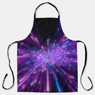 Tablier Neon Galaxy Arrière - plan Abstrait cosmique