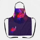 Tablier Neon Halloween pumpkins (Recto)