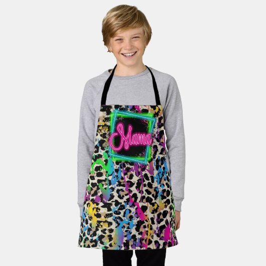 Tablier Neon Mama (Porté)