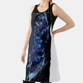 Tablier Neon Nexus : Structure Techno-Organique Intertissé (Insitu)