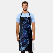 Tablier Neon Nexus : Structure Techno-Organique Intertissé (Porté)