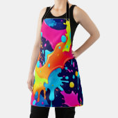 Tablier Neon Paint Explosion (Insitu)