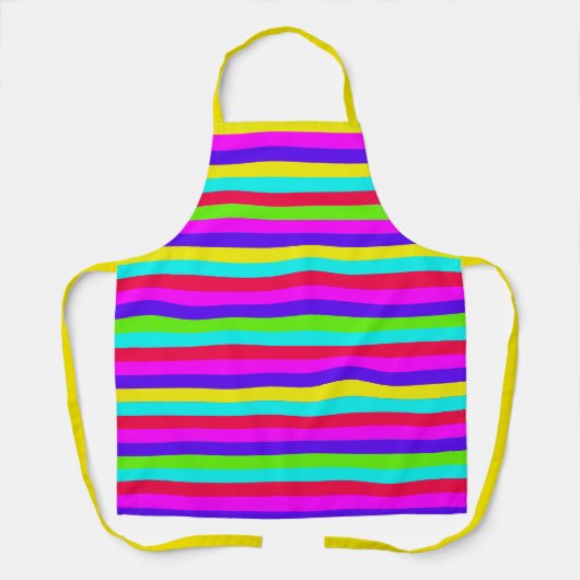 Tablier Neon Rainbow Stripe (Recto)
