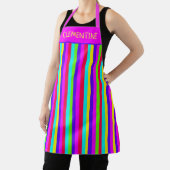 Tablier Neon Rainbow Stripe Custom (Insitu)