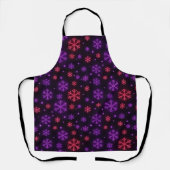 Tablier Neon Snowflakes (Recto)