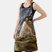 Tablier Netherlands Windmill Landscape Apron (Insitu)