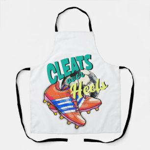 Tablier Nettoie Sur Les Talons, Chaussures De Football