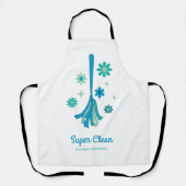 Tablier Nettoyage de maison professionnel Rétro Éclat de c (Recto)