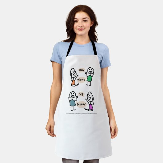 Tablier NEW Hey Wanna Obtenir Messy Apron par RoseWrites (Porté)