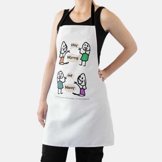 Tablier NEW Hey Wanna Obtenir Messy Apron par RoseWrites (Insitu)