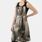 Tablier New York City Manhattan skyline aerial view black  (Insitu)