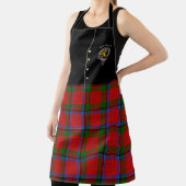 Tablier Nicolson Clan Badge & Tartan Kilt Apron (Insitu)
