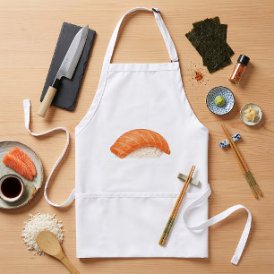Tablier Nigiri de saumon sushi japonais pour gourmets
