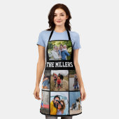 Tablier N'Importe Quel Collage Photo De Famille De Texte (Porté)