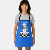 Tablier N'Importe Qui Peut Cuisiner ! Bleu Kitty Apron (Pe (Insitu)