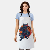 Tablier Ninja Chat furtive (Porté)