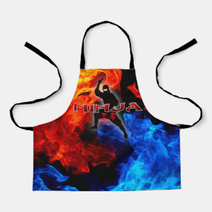 Tablier Ninja Silhouette