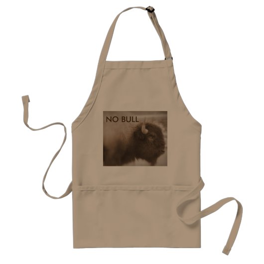 Tablier No Bull ~American Buffalo BBQ Apron (Devant)