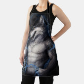 Tablier No More Mr Nice Guy Funny Alpha Wolf Meme Brainrot (Insitu)