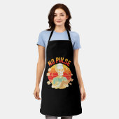 Tablier No Pulse Skeleton Nurse Funny Médicale Halloween P (Porté)