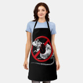 Tablier No Rat Sign Stop Snitching Pest Control Novo Cool (Porté)