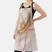 Tablier Noble Cuivre Et Or Abstrait Art Fractal Moderne (Insitu)