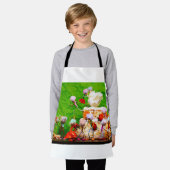 Tablier Noces de Fubby. (Porté)