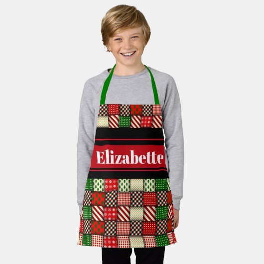 Tablier Noël (Porté)