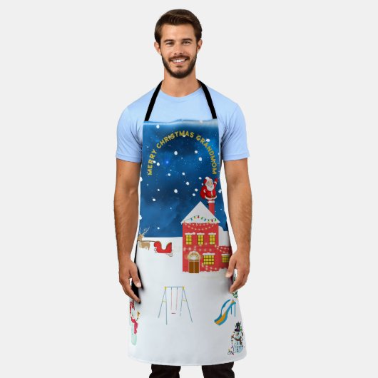 Tablier Noël (Porté)