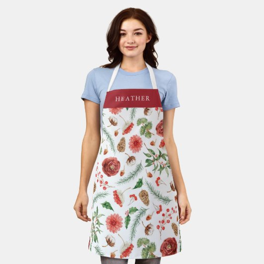 Tablier Noël (Porté)