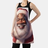 Tablier Noël afro-américain Jolly Père Noël, (Insitu)