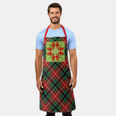 Tablier Noël, Amaryllis Apron (Porté)